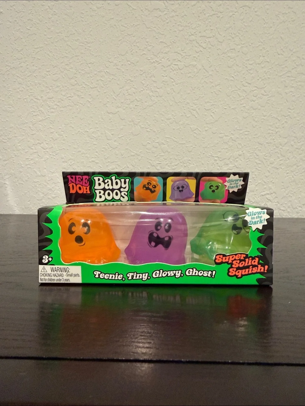 NeeDoh Glow-In-The-Dark Baby Boos Squishy Toy Set